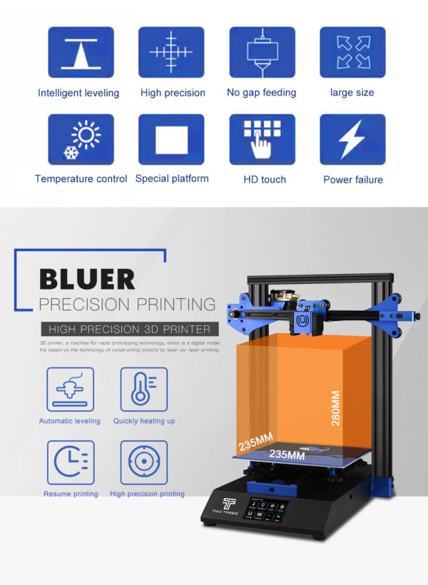 3d yazici servisi two trees bluer 3d printer 5